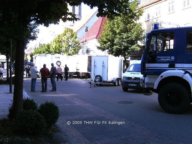 Ausstellung der Fahrzeuge und Ausstattung der FGr FK Balingen