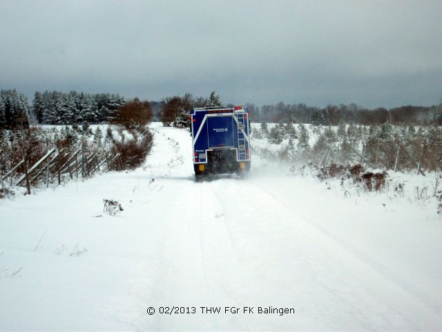Fahren auf schneebedeckten Straßen