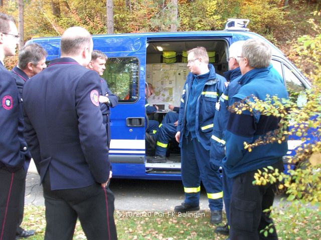 Besuch der Feuerwehr und Einweisung in die Lage