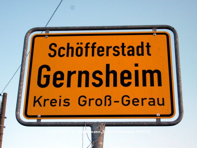 Einsatzort in Gernsheim