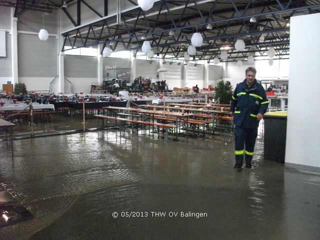 Volksbank Messe in Balingen geflutet