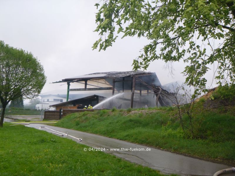 Brandobjekt Speidel-Hof in Ofterdingen