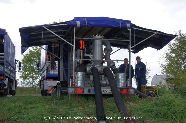 Eine Hanibal Pumpe fördert bis zu 5.000 l / min