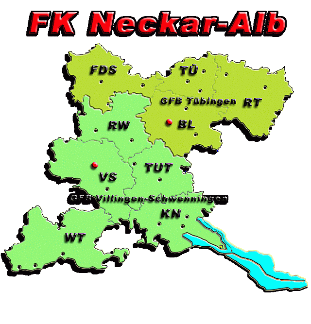 Zust&auml;ndigkeitsbereich der FGr FK Neckar-Alb