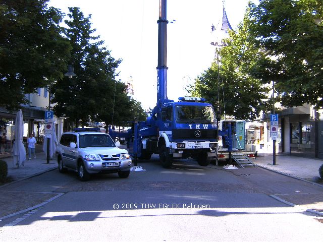 Fahrzeuge des Weitverkehrstrupp Balingen