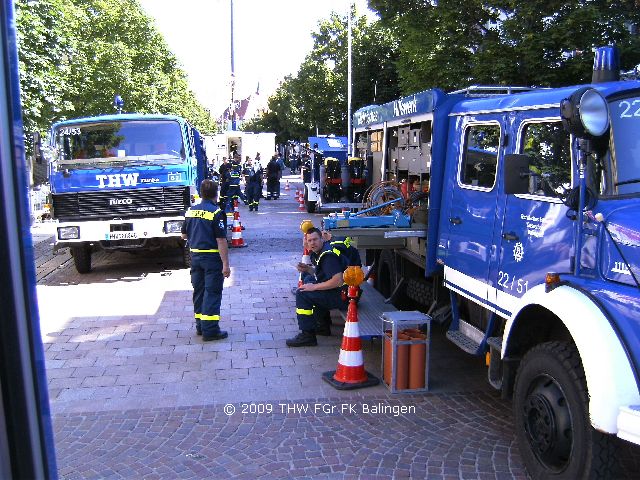 Fahrzeuge des Technischen Zuges Balingen