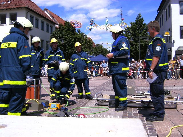 Vorbereitung zur Darstellung des Technischen Zuges (Aktionsfläche)