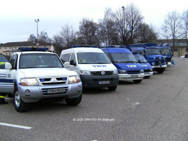 einsatzmäßiges Parken im Bereitstellungsraum