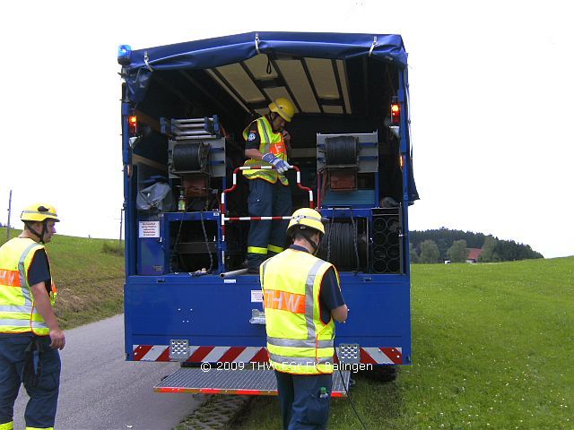 Verlegung von Telefonkabel vom FmKW