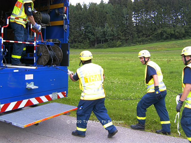 Verlegung von Telefonkabel vom FmKW