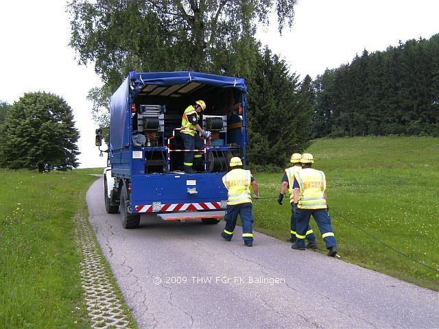 Verlegung von Telefonkabel vom FmKW