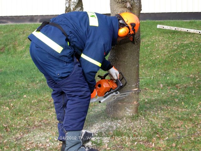 Auch hier wird das Fallkerbdach angebracht