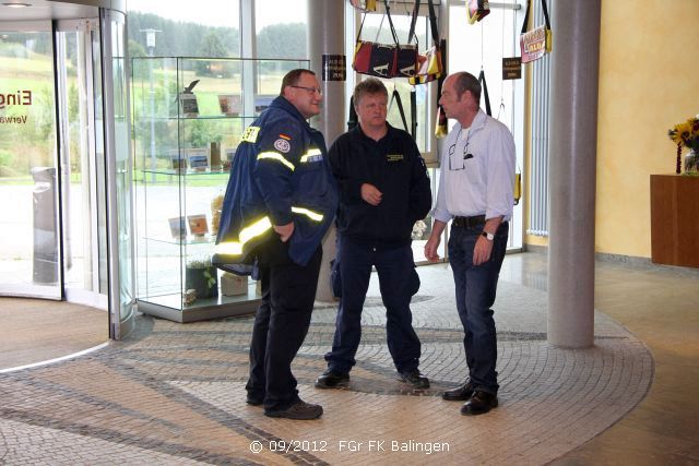 Wen man so alles treffen kann: Frank Arnold, THW Landesverband Baden-Württemberg