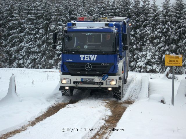 Abfahrt von der Panzerschnellbrücke mit dem GKW I