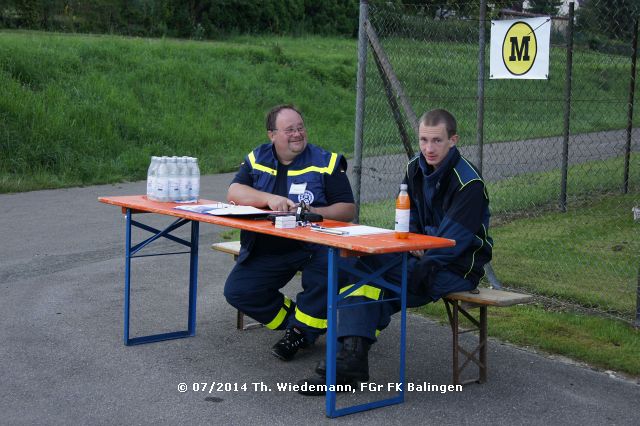 Erfassung der Einheiten am Meldekopf 1