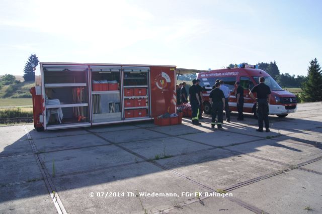 Aufbau der Feuerwehr Führungsstelle