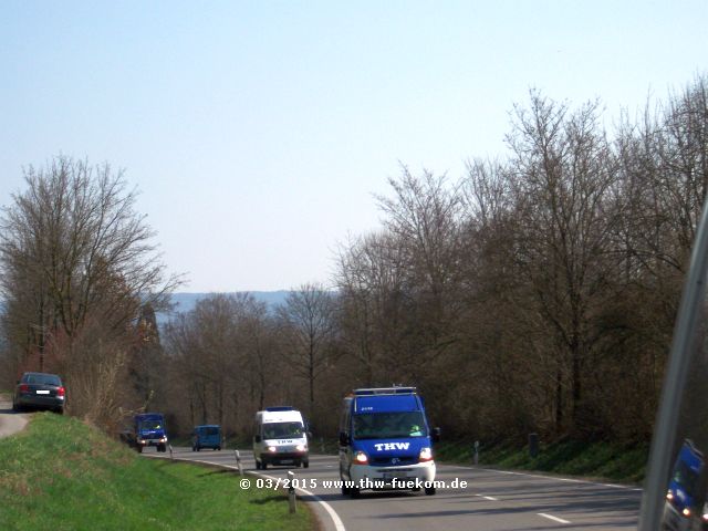 Fahrt in Richtung Bundesautobahn 81