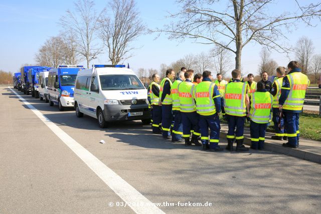 Besprechung beim Technischen Halt auf dem PP Neckarblick