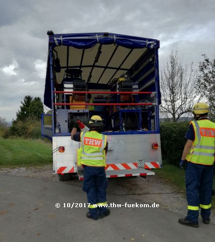 Einsatz des Fernmeldekraftwagen (FmKW) 