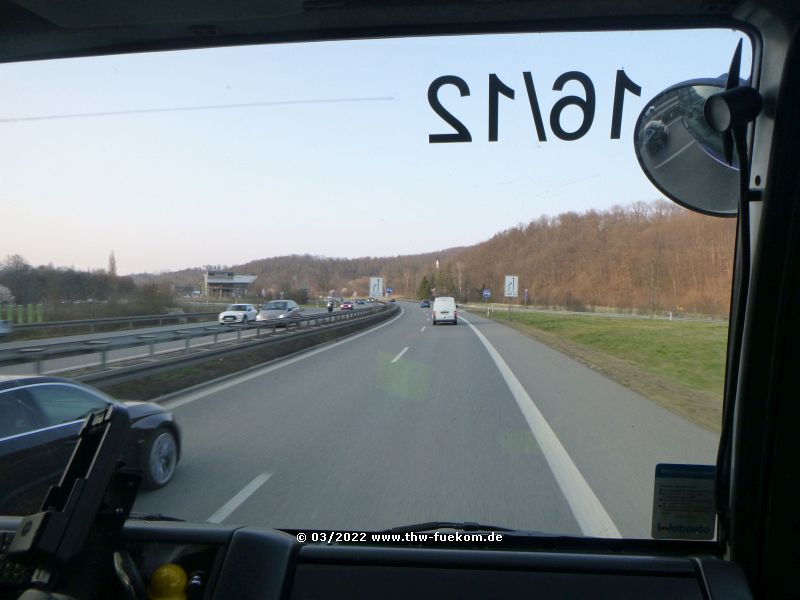 Fahrt von Ofterdingen nach Neuhausen auf den Fildern