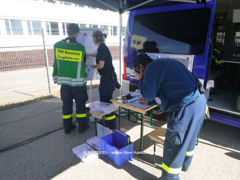 Arbeiten in der Zugbefehlsstelle