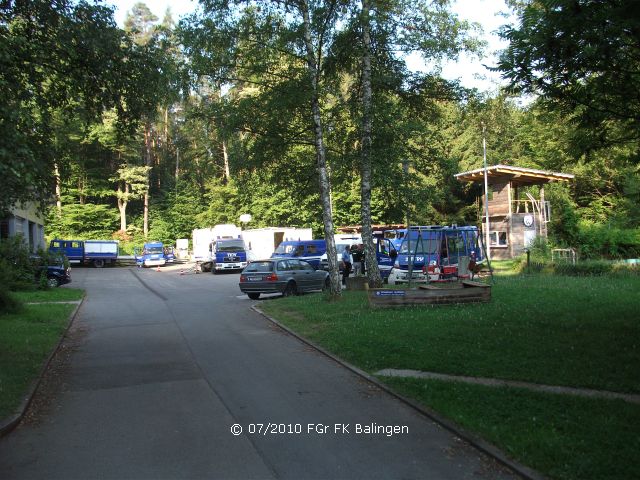 THW Führungsstelle auf dem Gelände des THW OV Rottenburg