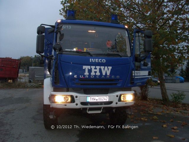 Abfahrt am 26.10.2012 an den Hallen in Bisingen