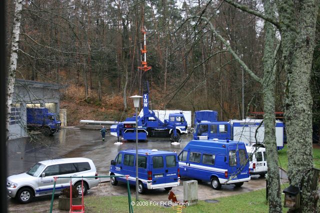 Die Fachgruppe FK Balingen stellt die gesamte Einsatzausstattung vor