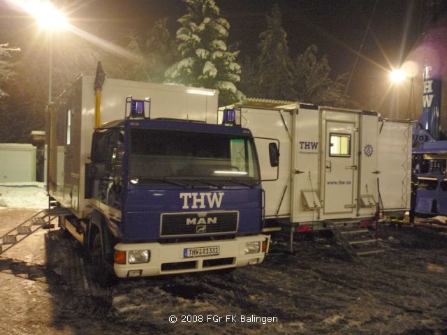 Schnee und Eis sind für die Helfer der FK Balingen keinerlei Hindernis