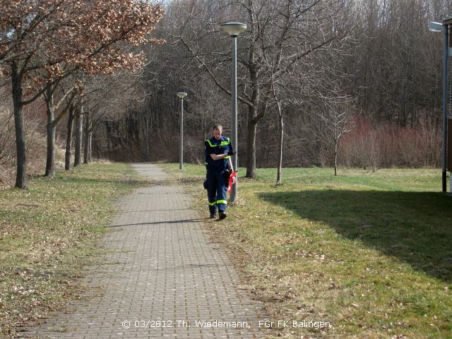 Mehr als 1400 m Feldkabel wurden verlegt