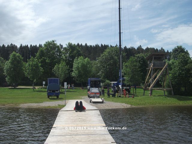Einsatzstelle am Kirnbergsee