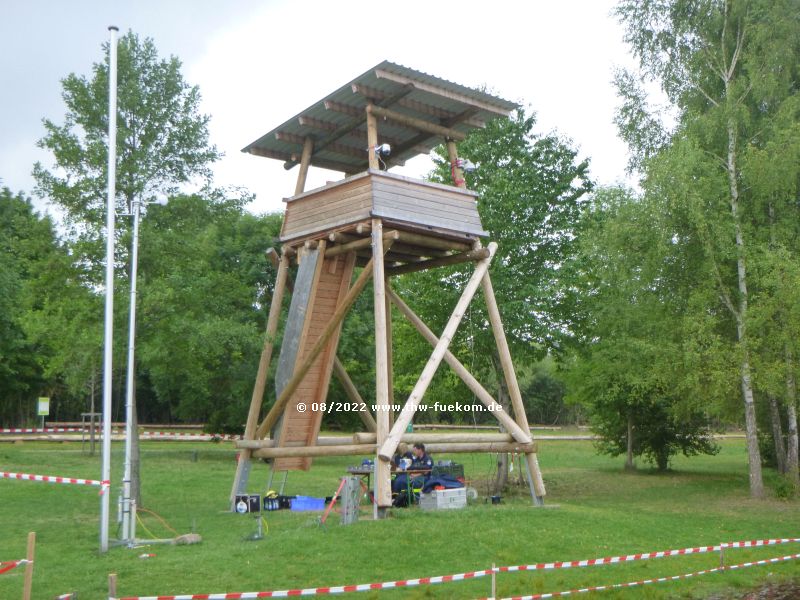 Am DLRG Turm wurden zwei DomeCam installiert