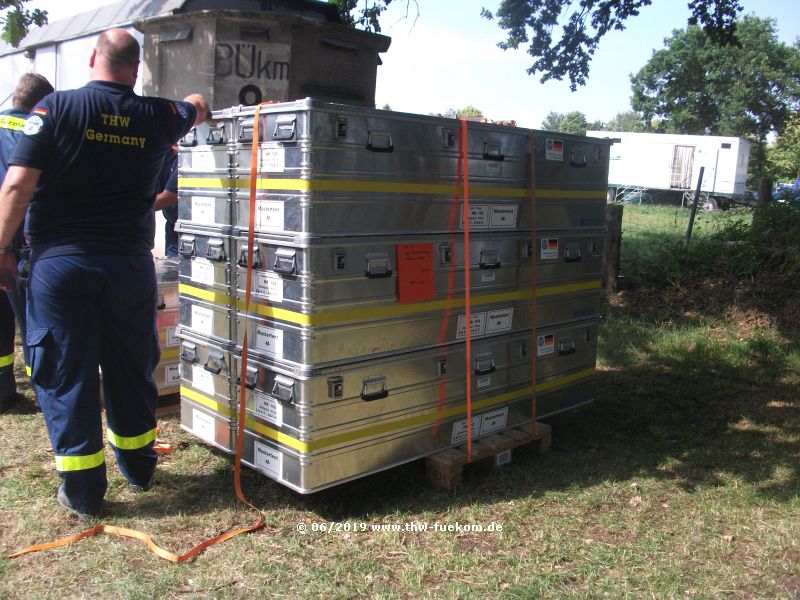 Rückbau und Versand der Ausstattung ins ZAL nach Mainz