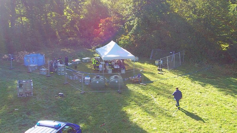 Standort der Trinkwasseraufbereitungsanlage in der Übersicht