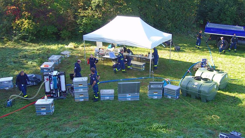 Standort der Trinkwasseraufbereitungsanlage in der Übersicht