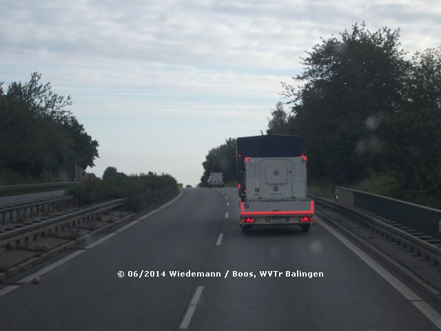 Fahrt am 21.06.2014 von Balingen nach Gelnhausen