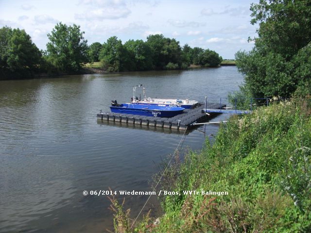 Sicherungswasserfahrzeuge auf der Weser