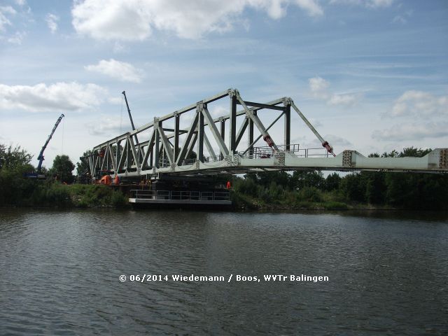 Brückenkopf (Schnabel) über der Weser