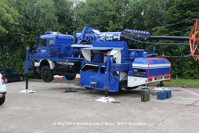 MastKW beim Bestücken mit Antennen