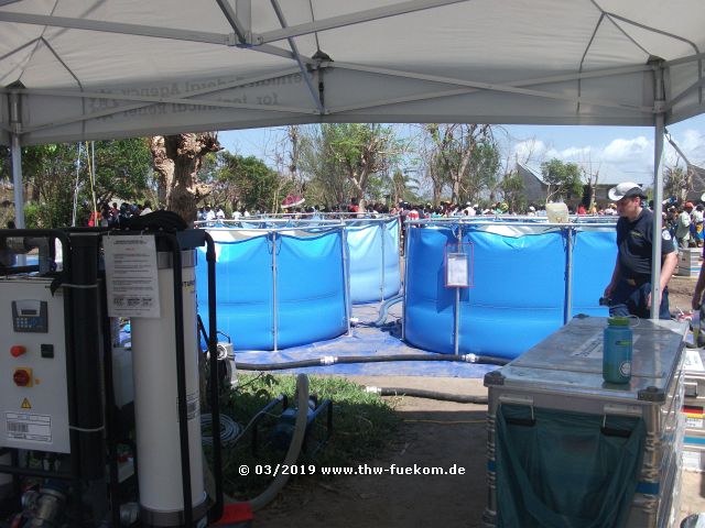 Trinkwasseraufbereitungsanlage WTC 5000 im Einsatz