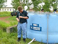 Kontrolle des Rohwasser