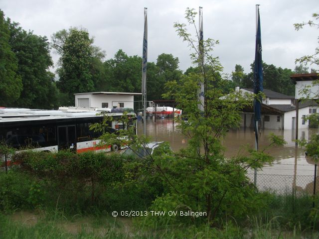 Gefahrstofflager in Balingen geflutet