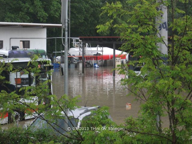 Gefahrstofflager in Balingen geflutet