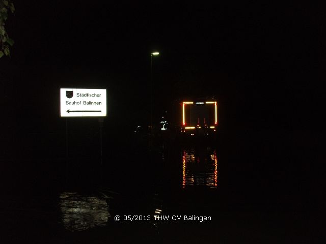 Land unter in der Hindenburgstraße Balingen