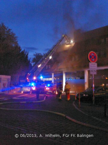 Brand des DRK Heim in Bad Dürrheim