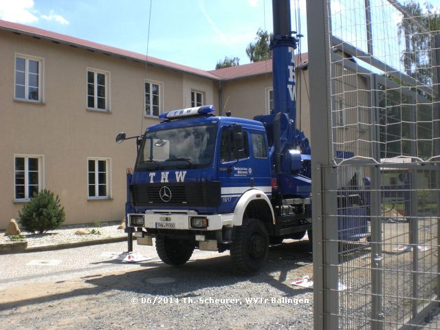 Zweiter Aufbauplatz des MastKW WVTr Balingen