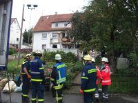 Einsatz Gasexplosion in Rosenfeld, weitere Bilder