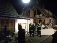 Einsatz Gasexplosion in Rosenfeld, weitere Bilder