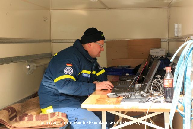 Thorsten Scheurer beim Arbeiten