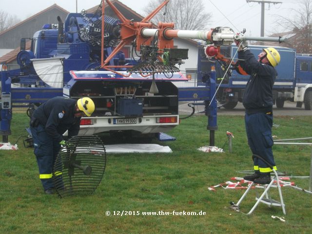 Abbau der Antennenanlagen